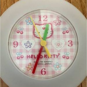 Vintage 1999 Hello Kitty Wall Clock